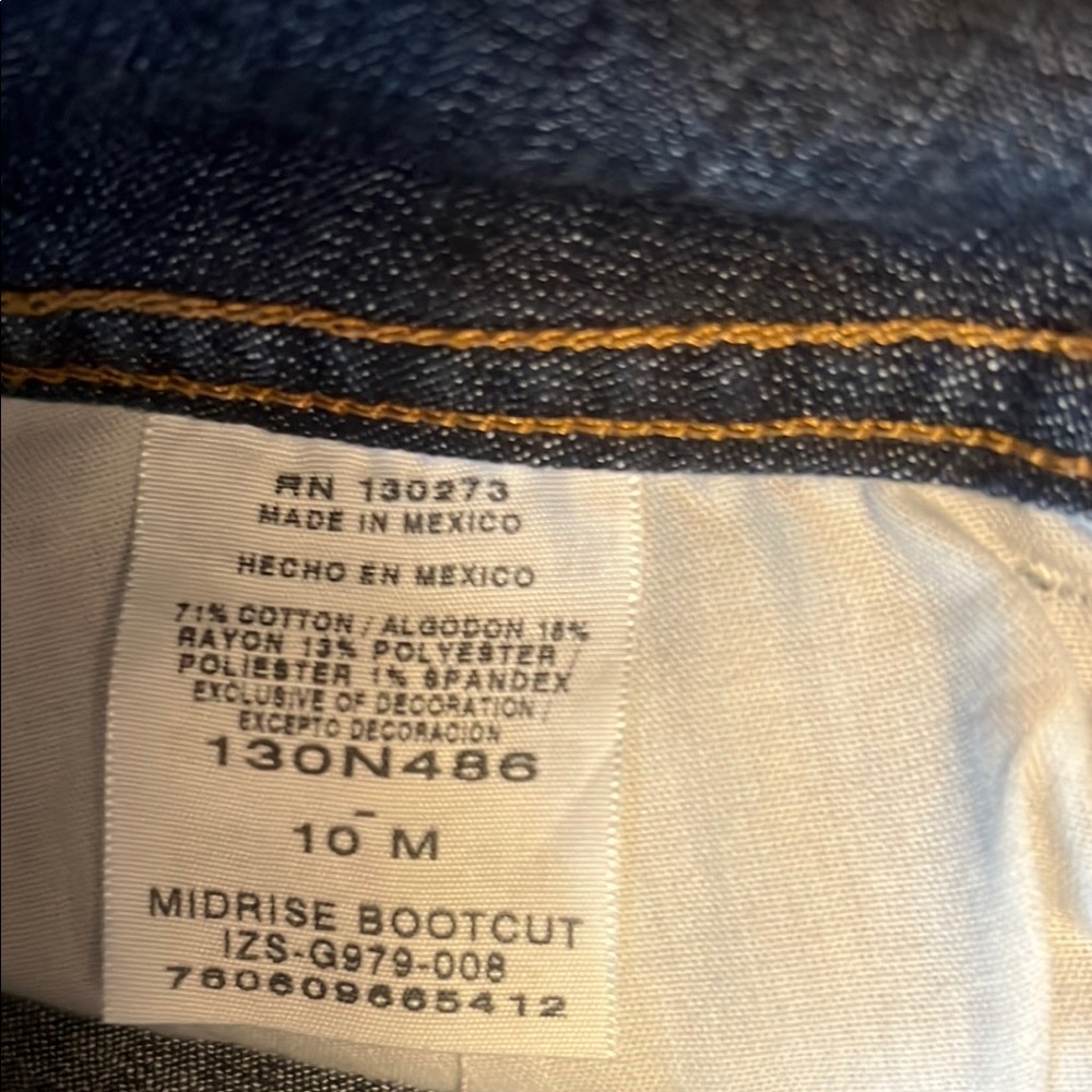 Riders by Lee Women's Boot Cut Jeans - Dark Blue - Picture 3 of 5